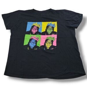 Notorious B.I.G Top Size 2X Biggie Smalls Rap Tee Graphic Tee Notorious BIG Tee